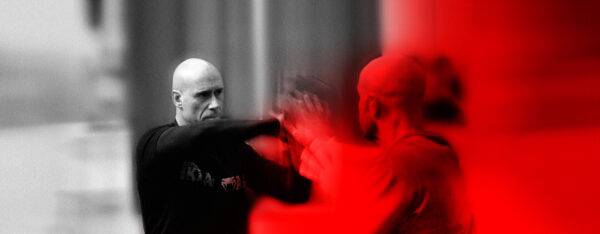 a male training self defence